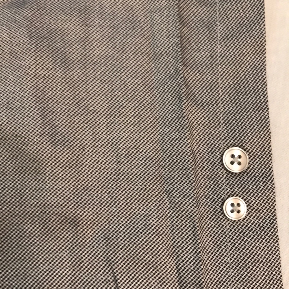 Calvin Klein grey dress shirt 15 1/2 34-35 - Picture 3 of 3